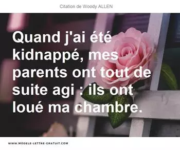 Citations Woody ALLEN