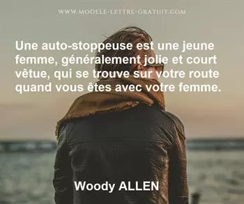 Citation de Woody ALLEN