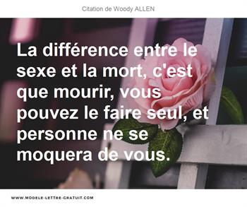 Citations Woody ALLEN