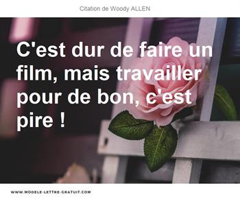 Citations Woody ALLEN
