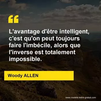 Citation Woody ALLEN