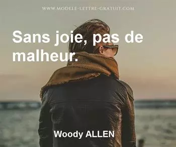 Citation de Woody ALLEN