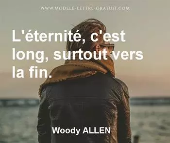 Citation de Woody ALLEN