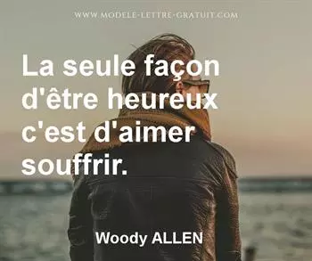 Citation de Woody ALLEN
