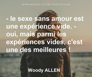 Citation de Woody ALLEN