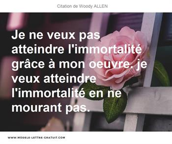Citations Woody ALLEN