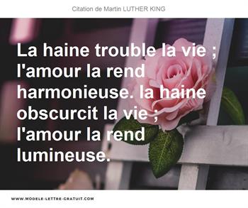 Citations Martin LUTHER KING
