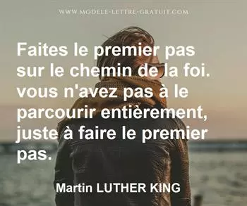 Citation de Martin LUTHER KING
