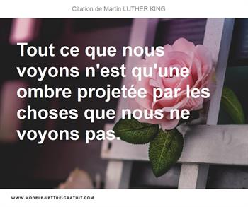 Citations Martin LUTHER KING