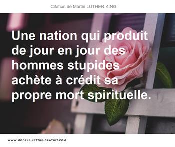 Citations Martin LUTHER KING