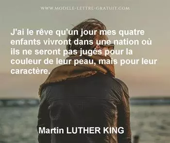Citation de Martin LUTHER KING