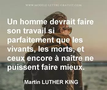 Citation de Martin LUTHER KING