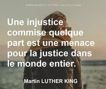 Citation de Martin LUTHER KING