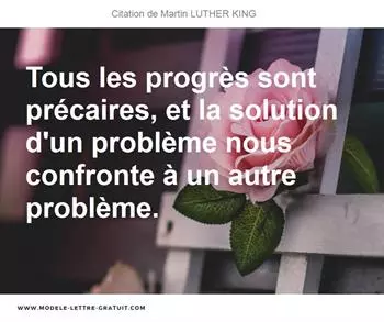 Citations Martin LUTHER KING