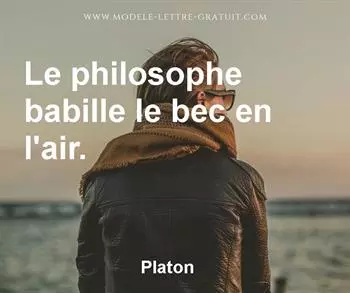 Citation de Platon