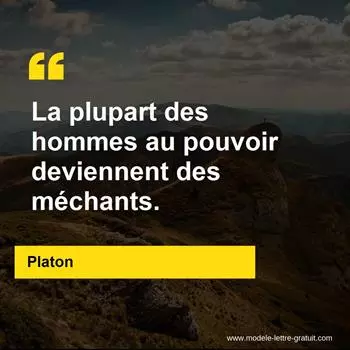 Citation Platon