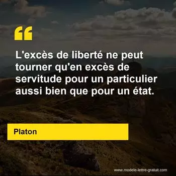 Citation Platon