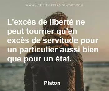 Citation de Platon