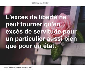 Citations Platon