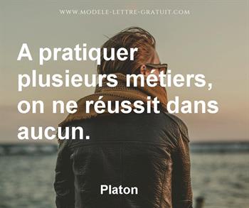 Citation de Platon