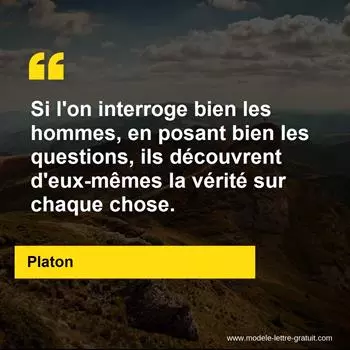 Citation Platon