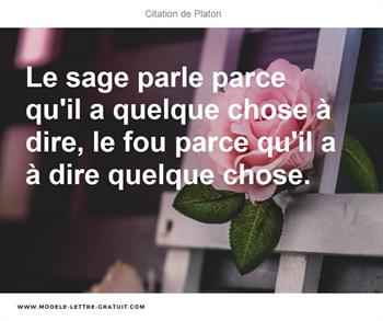 Citations Platon