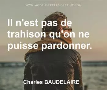 Citation de Charles BAUDELAIRE