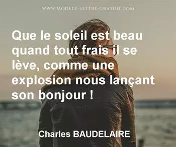 Citation de Charles BAUDELAIRE