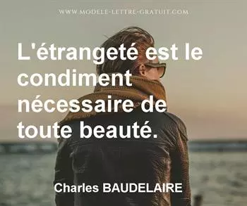 Citation de Charles BAUDELAIRE
