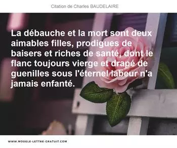 Citations Charles BAUDELAIRE