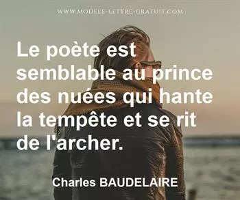 Citation de Charles BAUDELAIRE