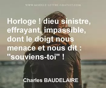 Citation de Charles BAUDELAIRE