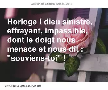 Citations Charles BAUDELAIRE