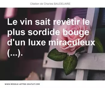 Citations Charles BAUDELAIRE