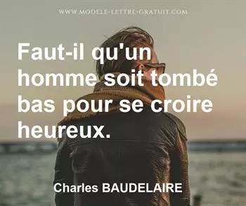 Citation de Charles BAUDELAIRE