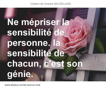 Citations Charles BAUDELAIRE
