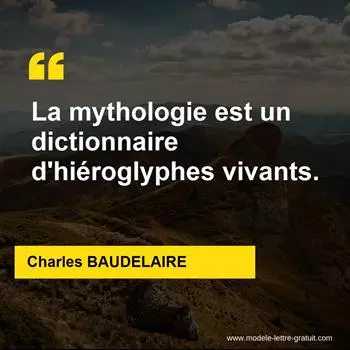 Citation Charles BAUDELAIRE