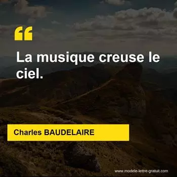 Citation Charles BAUDELAIRE