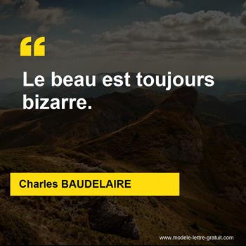 Citations Charles BAUDELAIRE