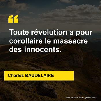 Citation de Charles BAUDELAIRE