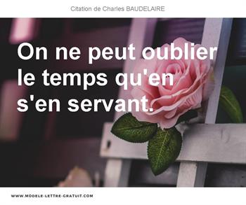 Citations Charles BAUDELAIRE