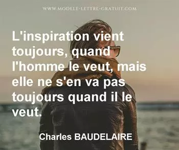Citation de Charles BAUDELAIRE