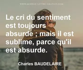 Citation de Charles BAUDELAIRE