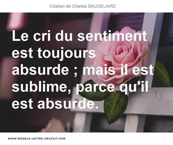 Citations Charles BAUDELAIRE