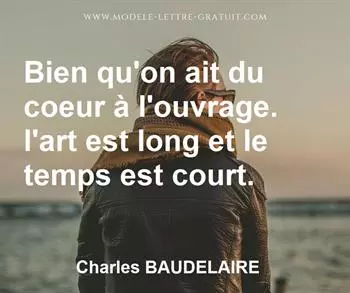 Citation de Charles BAUDELAIRE