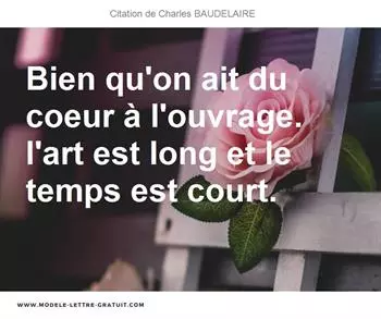 Citations Charles BAUDELAIRE