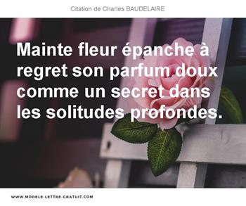 Citations Charles BAUDELAIRE