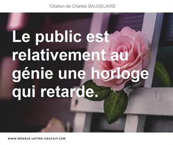 Citations Charles BAUDELAIRE