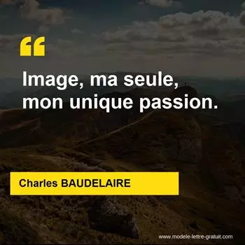 Citation Charles BAUDELAIRE