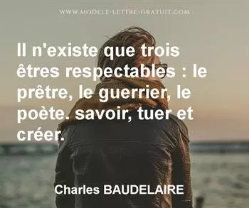 Citation de Charles BAUDELAIRE